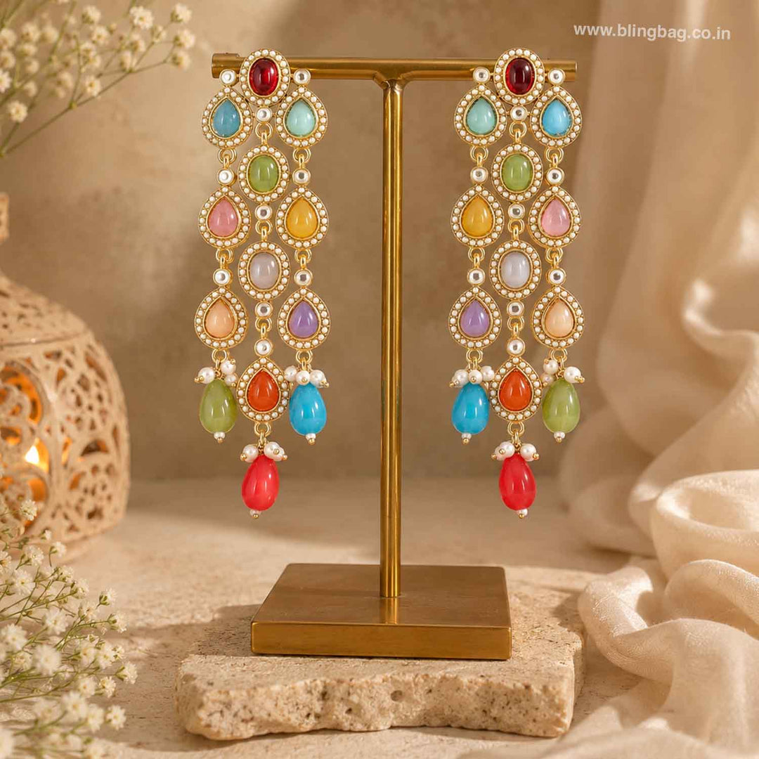 Multicolor Vidisha Danglers