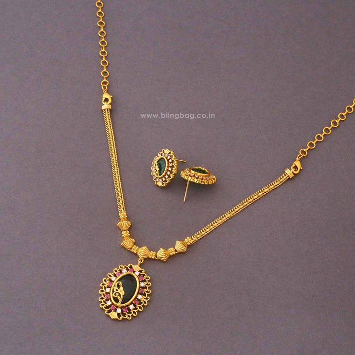 Multicolor Vipra Antique Jewellery Set - New Arrival
