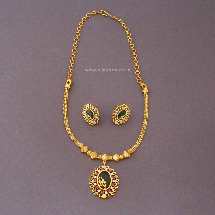 Multicolor Vipra Antique Jewellery Set - New Arrival