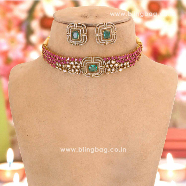 Multicolor Vivoria Victorian Jewellery Set - New Arrival