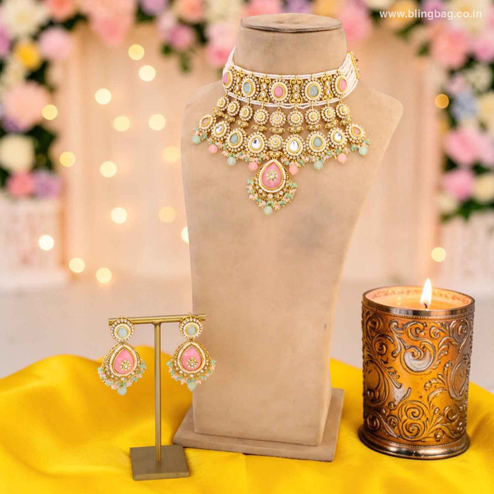 Multicolor Vrishaliya Bridal Jewellery Set