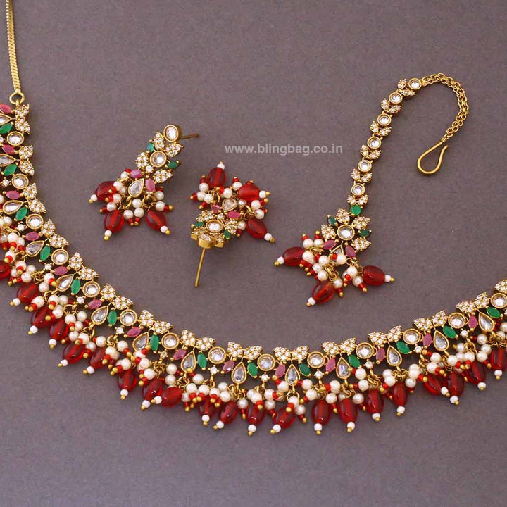 Multicolor Xavina Victorian Jewellery Set - New Arrival