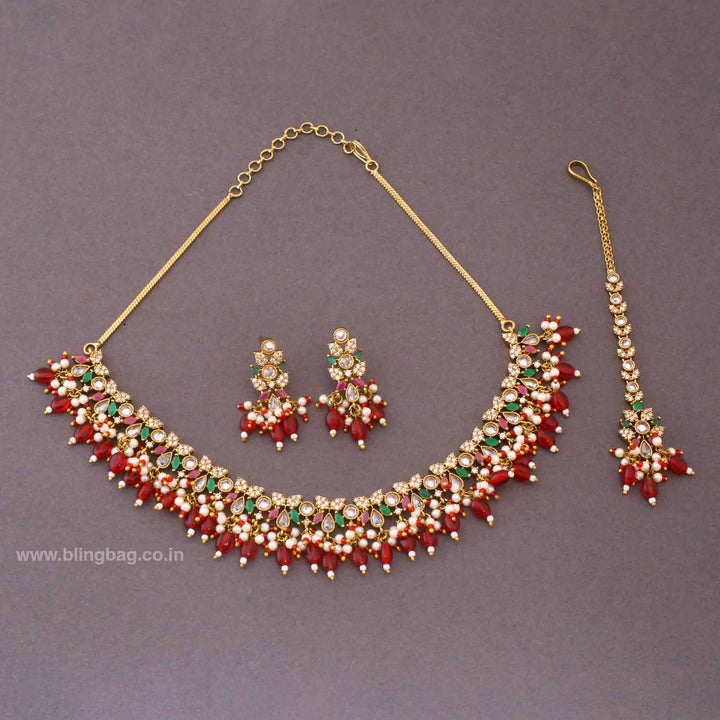 Multicolor Xavina Victorian Jewellery Set - New Arrival