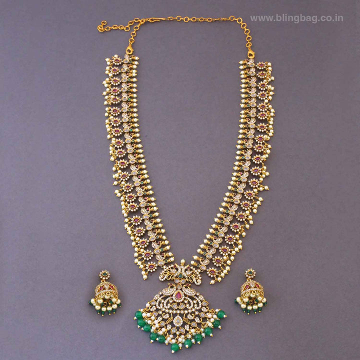Multicolor Zelara Victorian Jewellery Set - New Arrival