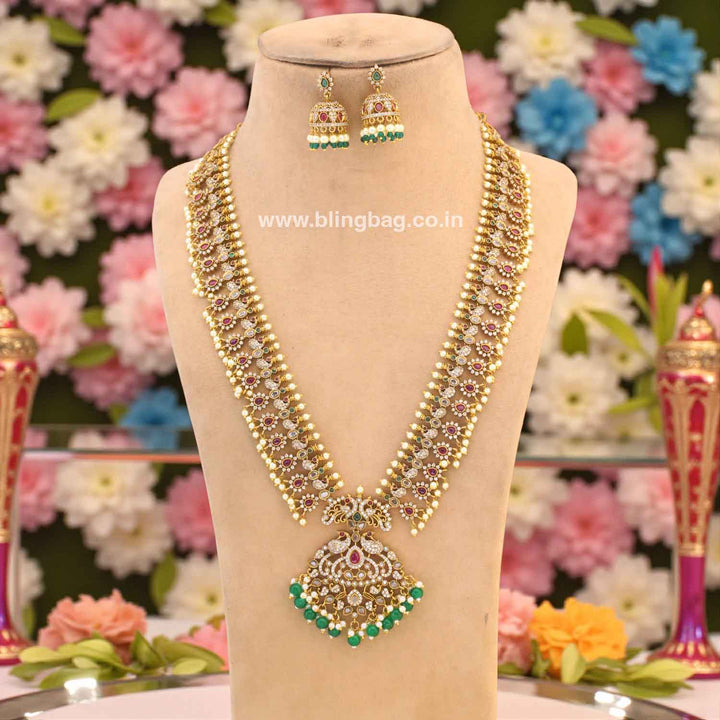 Multicolor Zelara Victorian Jewellery Set - New Arrival