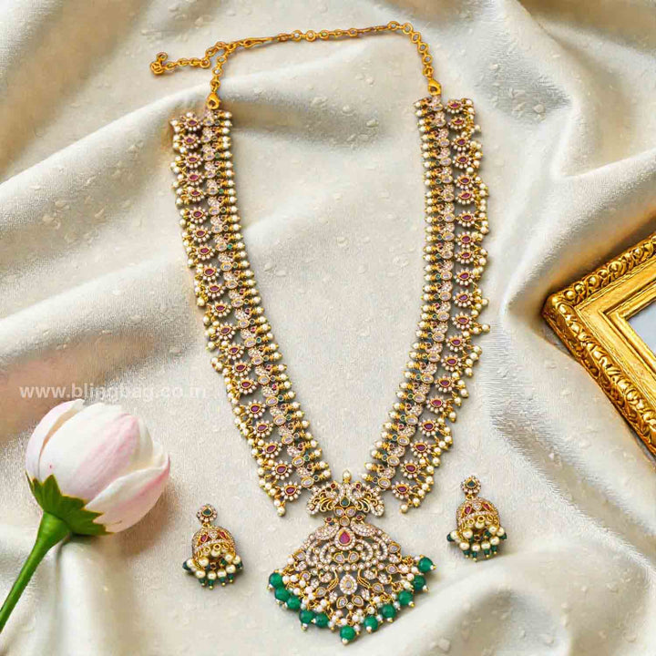 Multicolor Zelara Victorian Jewellery Set - New Arrival