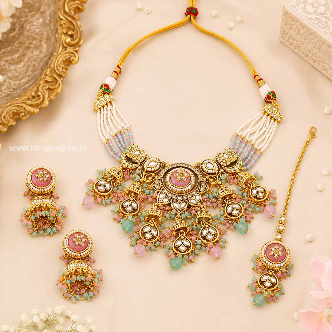 Prismatic Alankrita Kundan Jewellery Set