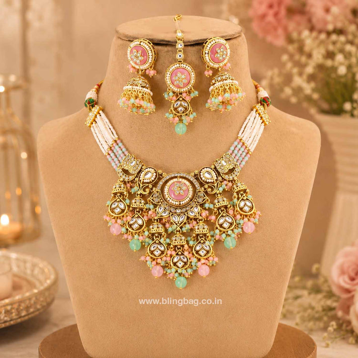 Prismatic Alankrita Kundan Jewellery Set