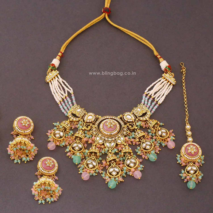 Prismatic Alankrita Kundan Jewellery Set