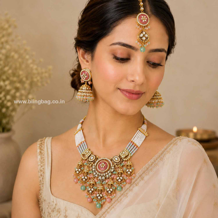 Prismatic Alankrita Kundan Jewellery Set