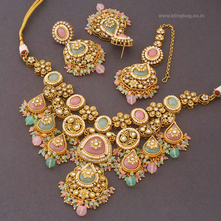 Prismatic Ishitaa Kundan Jewellery Set