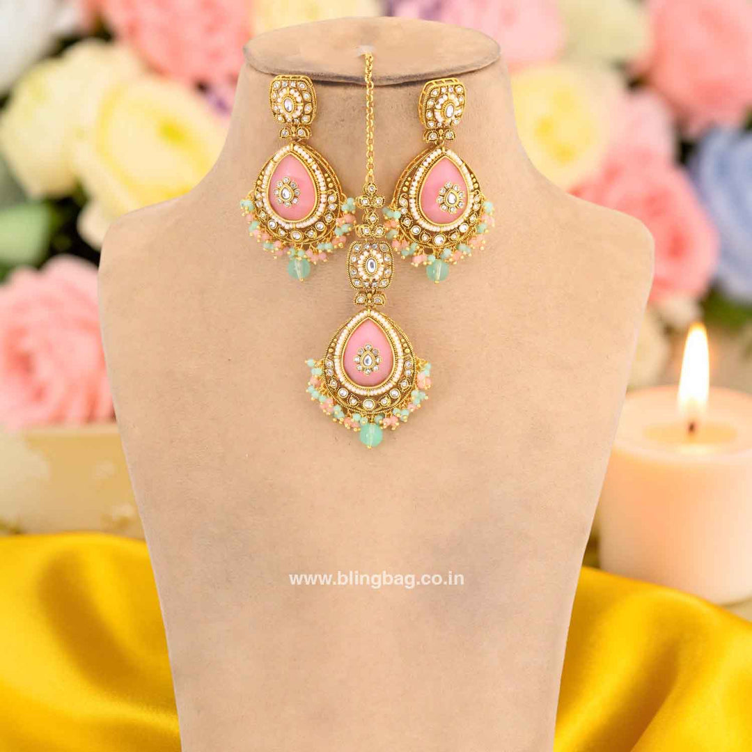 Prismatic Lavaani Kundan Jewellery Set