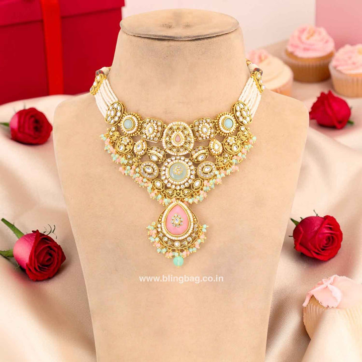 Prismatic Lavaani Kundan Jewellery Set