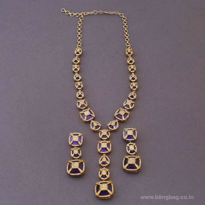 Purple Annae Victorian Jewellery Set- New Arrivals