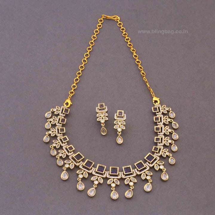 Purple Katarina Victorian Jewellery Set - New Arrival