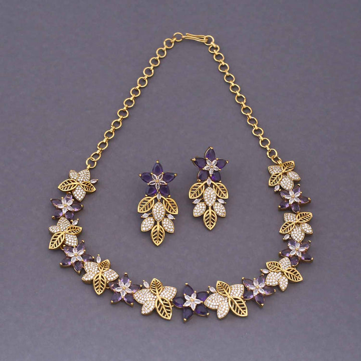 Purple Municca Victorian Jewellery Set - New Arrival