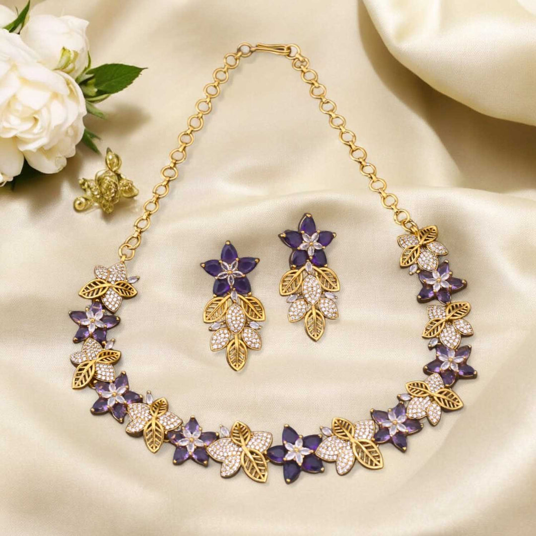 Purple Municca Victorian Jewellery Set - New Arrival