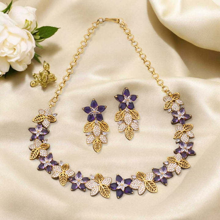 Purple Municca Victorian Jewellery Set - New Arrival