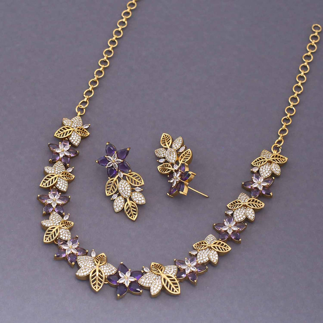 Purple Municca Victorian Jewellery Set - New Arrival