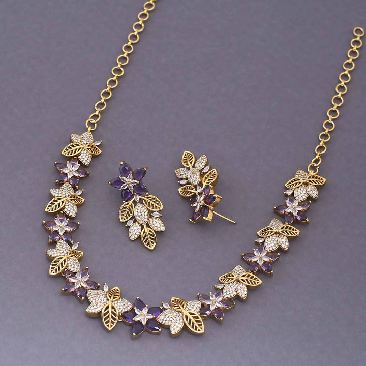Purple Municca Victorian Jewellery Set - New Arrival