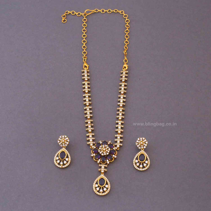 Purple Olisse Victorian Jewellery Set - New Arrival