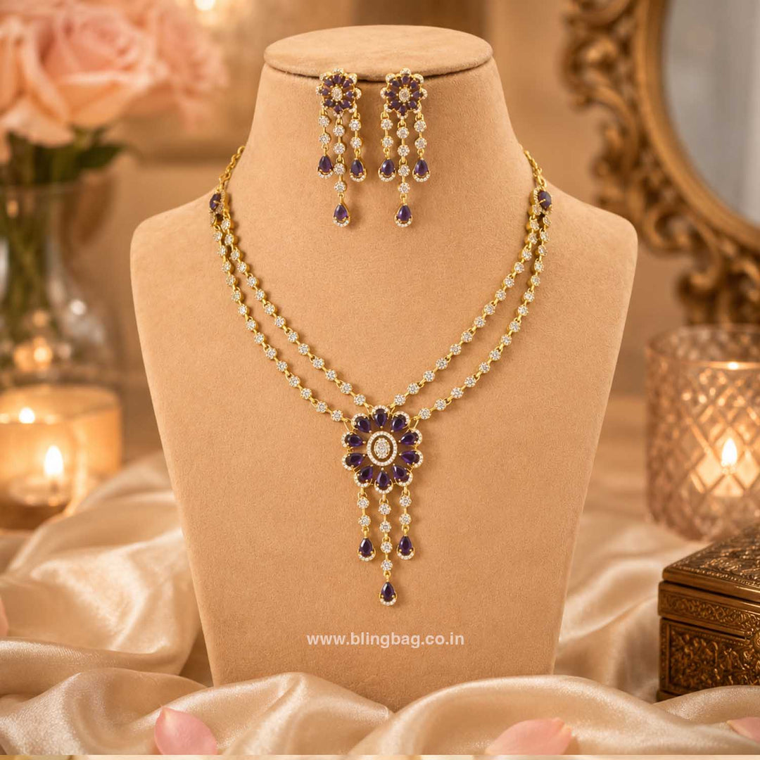Purple Olitta Victorian Jewellery Set- New Arrivals