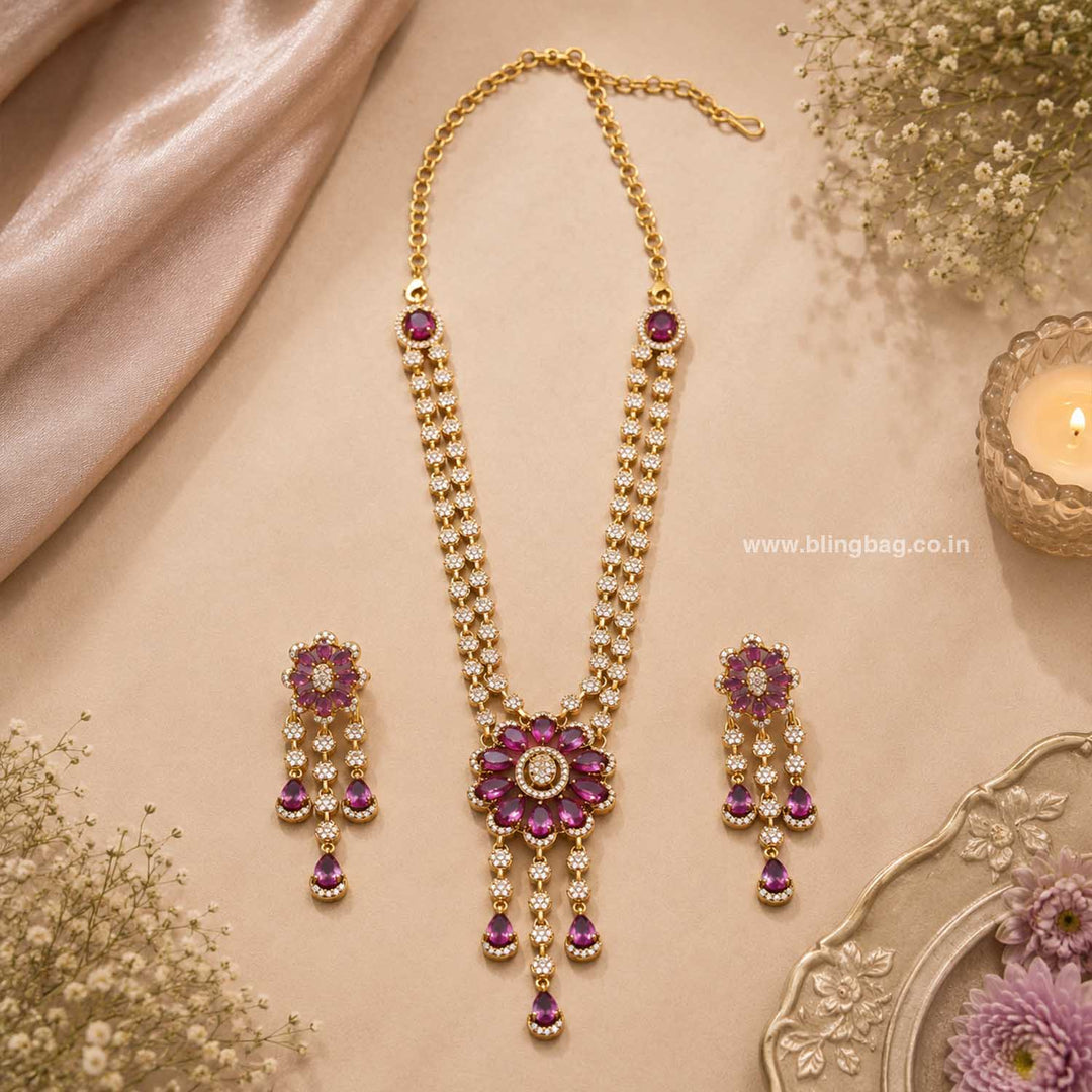 Purple Olitta Victorian Jewellery Set- New Arrivals