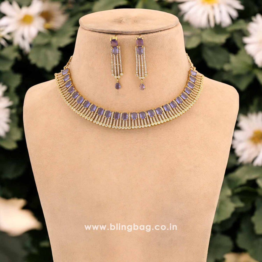 Purple Scarket Hasli Victorian Jewellery Set - New Arrival
