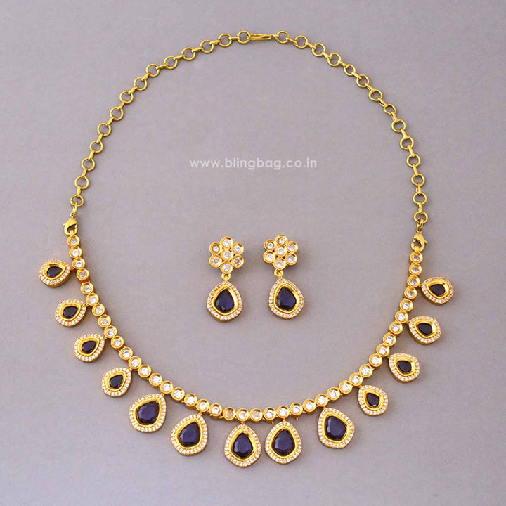 Purple Starlight Victorian Jewellery Set - New Arrival