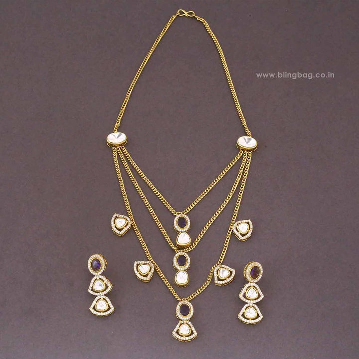 Purple Thalyn Pendant Set - New Arrival