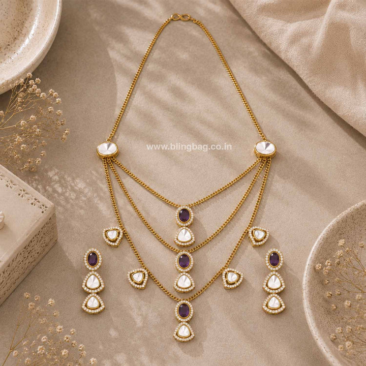 Purple Thalyn Pendant Set - New Arrival