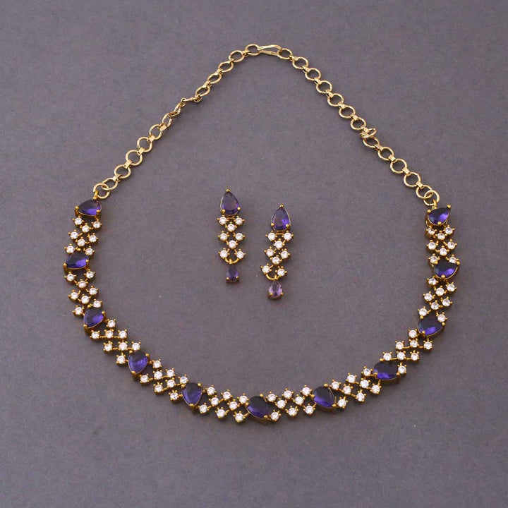 Purple Vionara Victorian Jewellery Set - New Arrival