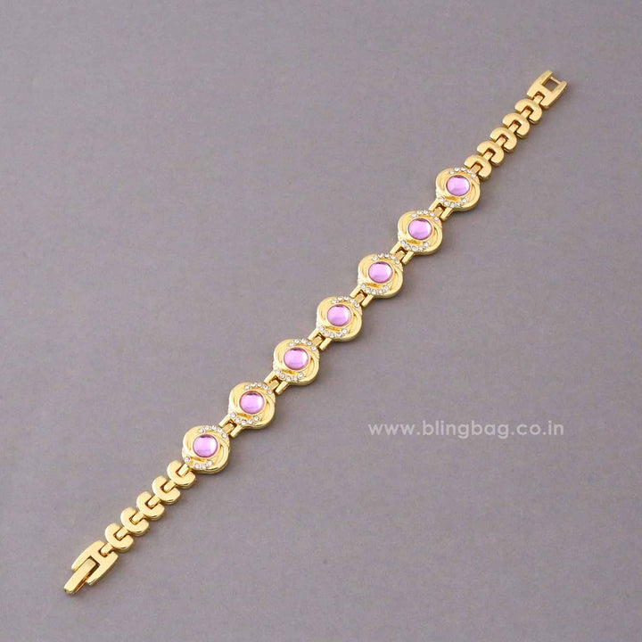 Purple Yashvi Bracelet Watch