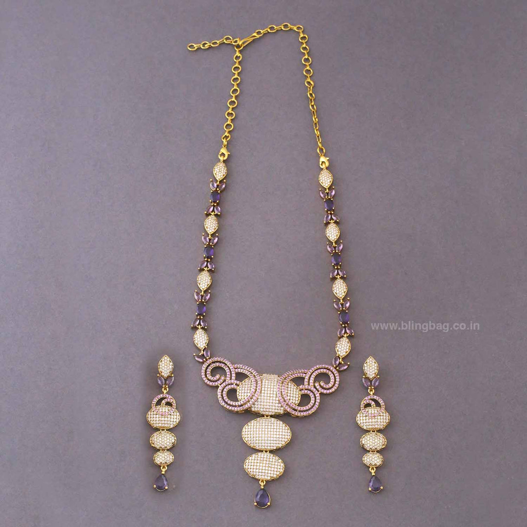 Purple Yasnia Victorian Jewellery Set- New Arrivals