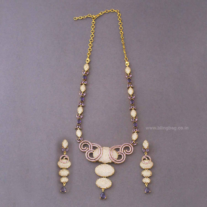 Purple Yasnia Victorian Jewellery Set- New Arrivals