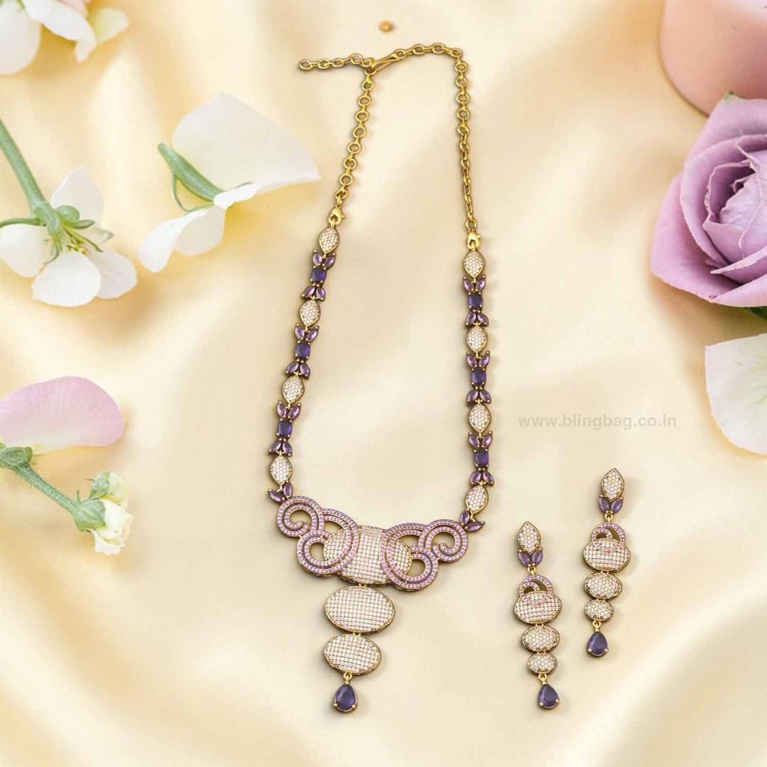 Purple Yasnia Victorian Jewellery Set- New Arrivals