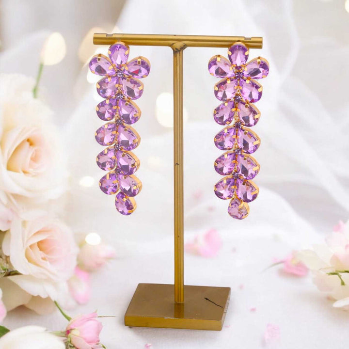 Purple Zillah Danglers