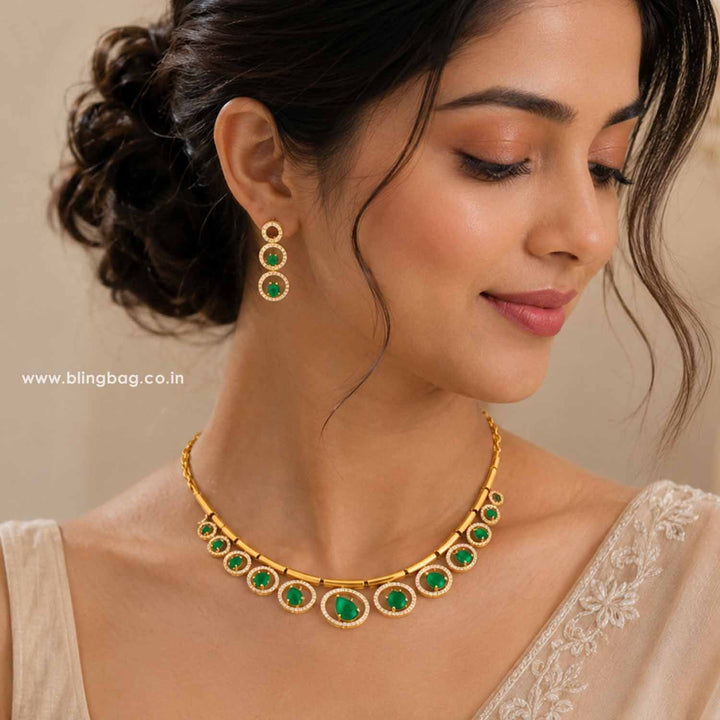 Rama Chaitani Antique Jewellery Set- New Arrival
