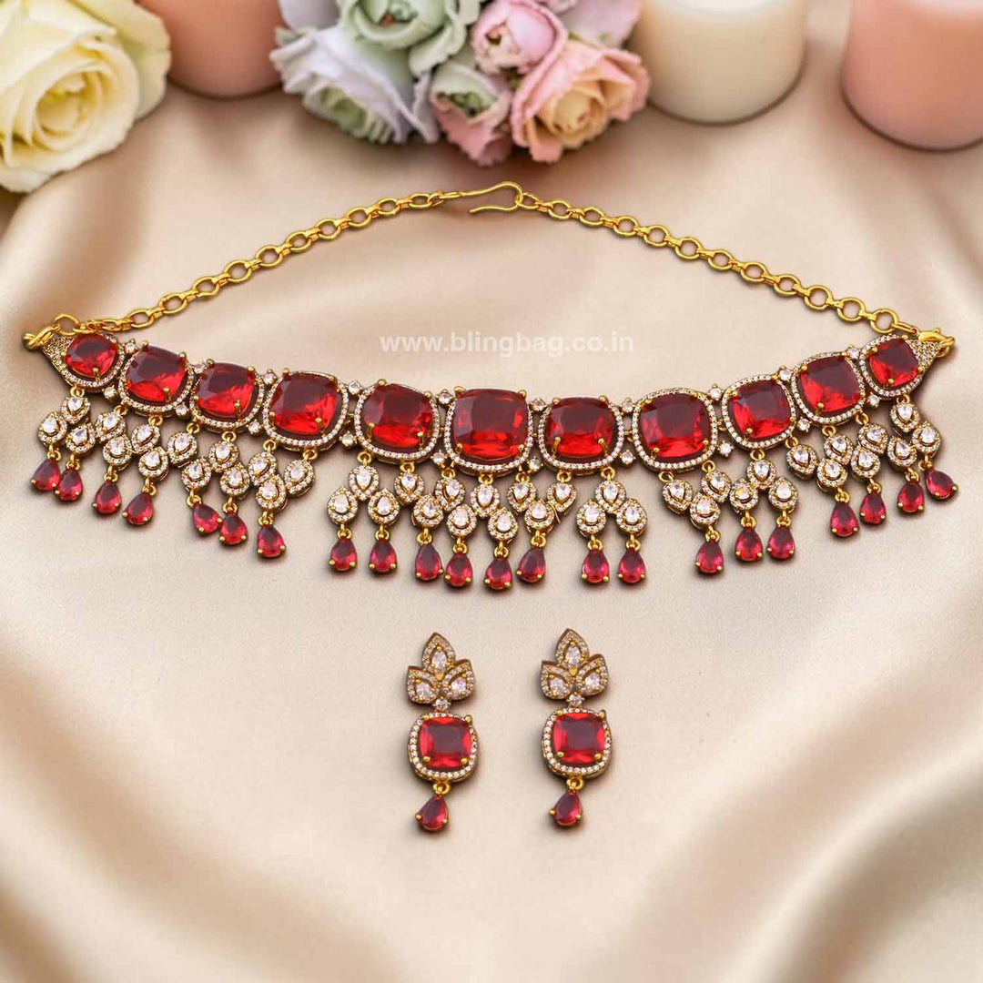 Rani Aarohiini Victorian Jewellery Set - New Arrival