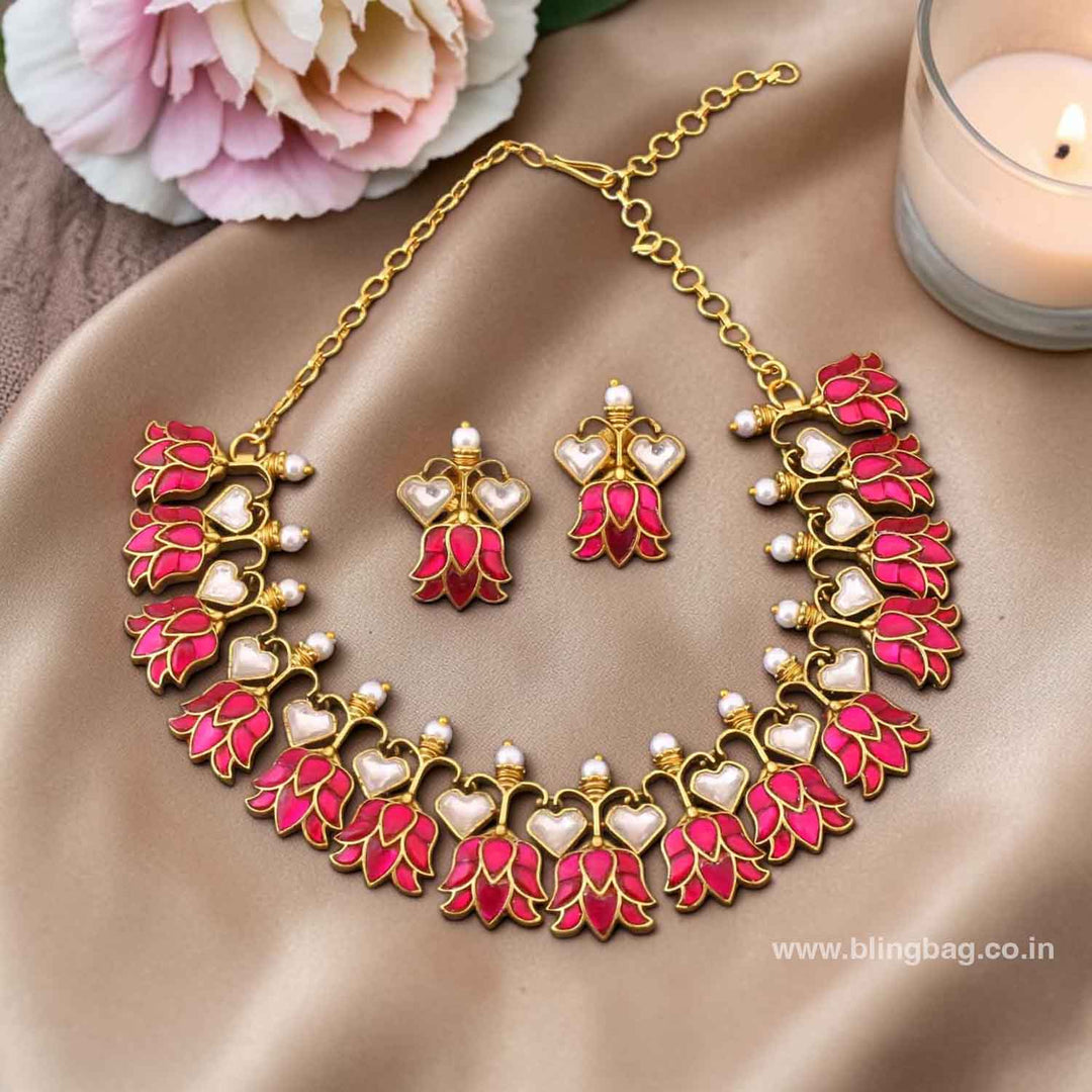 Rani Divyasha Jadau Jewellery Set - New Arrival