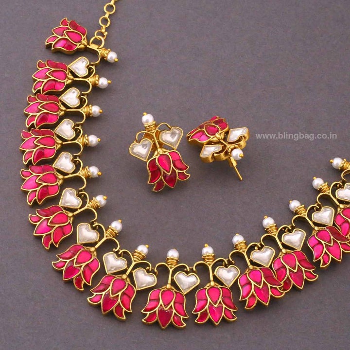 Rani Divyasha Jadau Jewellery Set - New Arrival