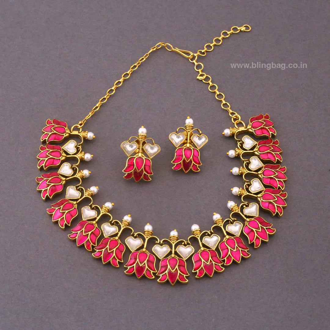 Rani Divyasha Jadau Jewellery Set - New Arrival