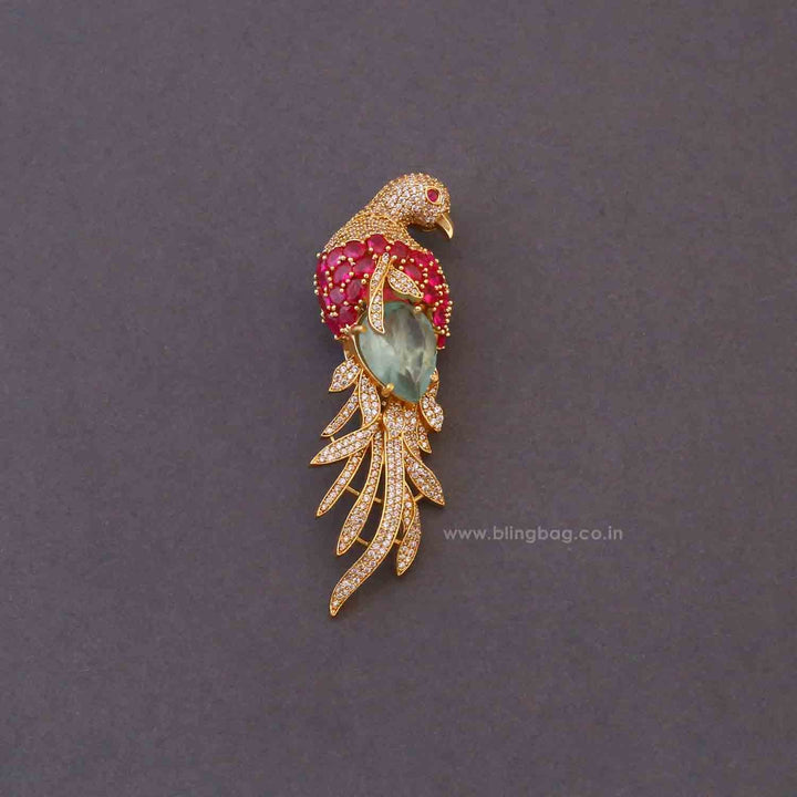 Rani Feather Brooch