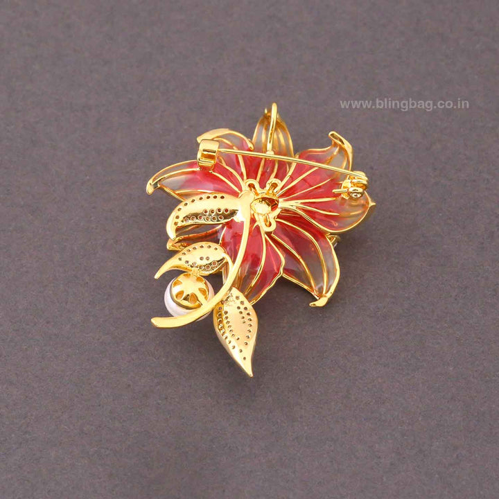 Rani Midnight Lily Brooch