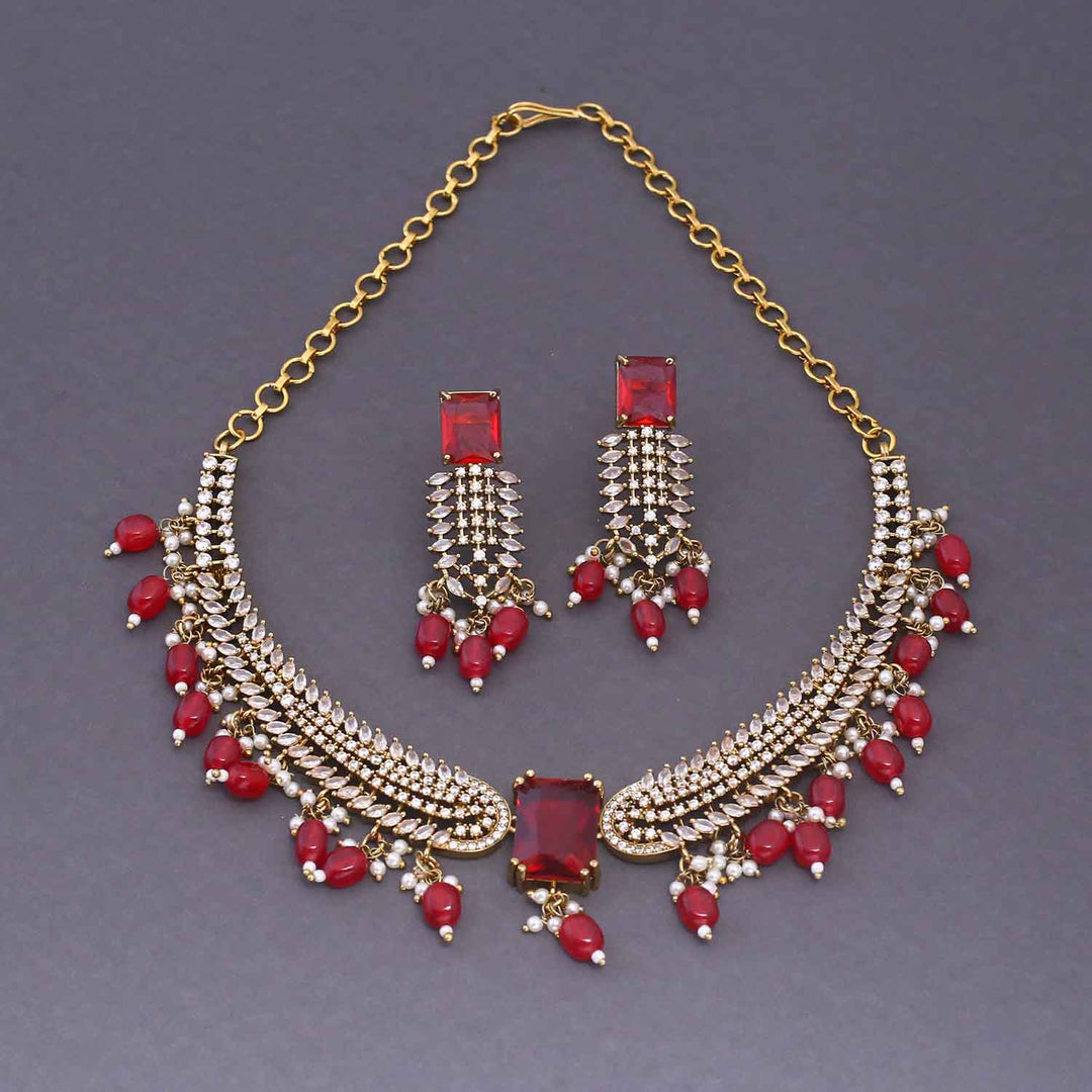 Rani Oorja Hasli Victorian Jewellery Set - New Arrival
