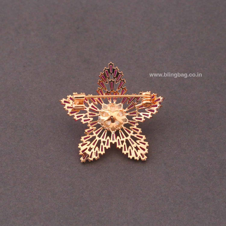 Rani Petal Pearl Brooch