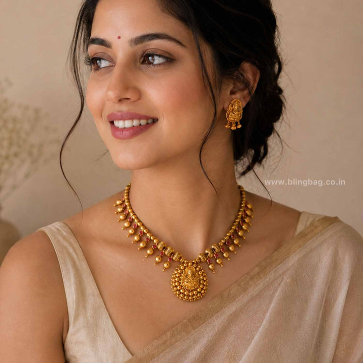 Rani Prajakta Antique Jewellery Set- New Arrival