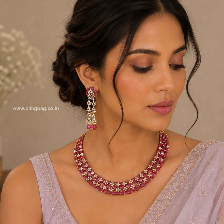 Rani Rubyson Hasli Victorian Jewellery Set