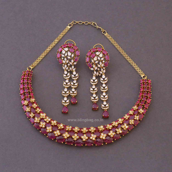 Rani Rubyson Hasli Victorian Jewellery Set