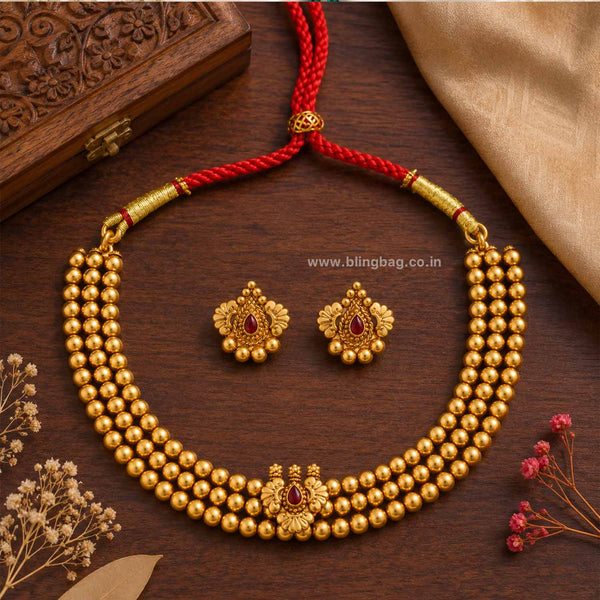 Rani Swarali Antique Jewellery Set- New Arrival